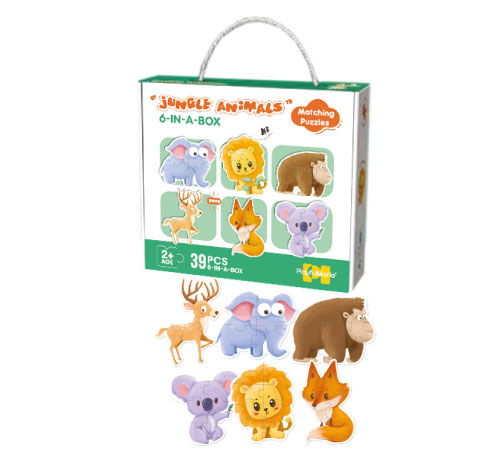 6-In-A-Box Educational Puzzle Set