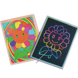 Creative Colourful Scratch Drawing