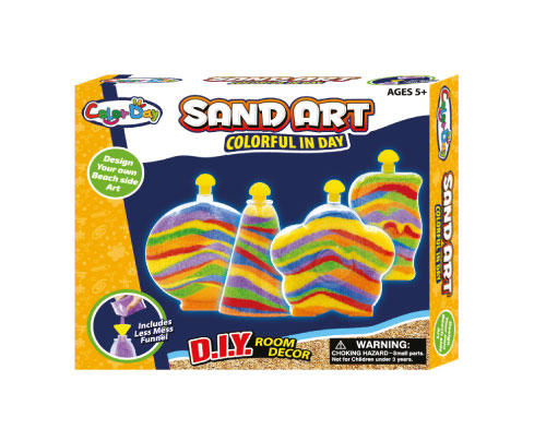 Creative Colourful Sand Decorative Art Bottle - Image 3