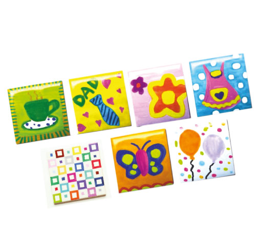 Creative Magnetic Tile Art