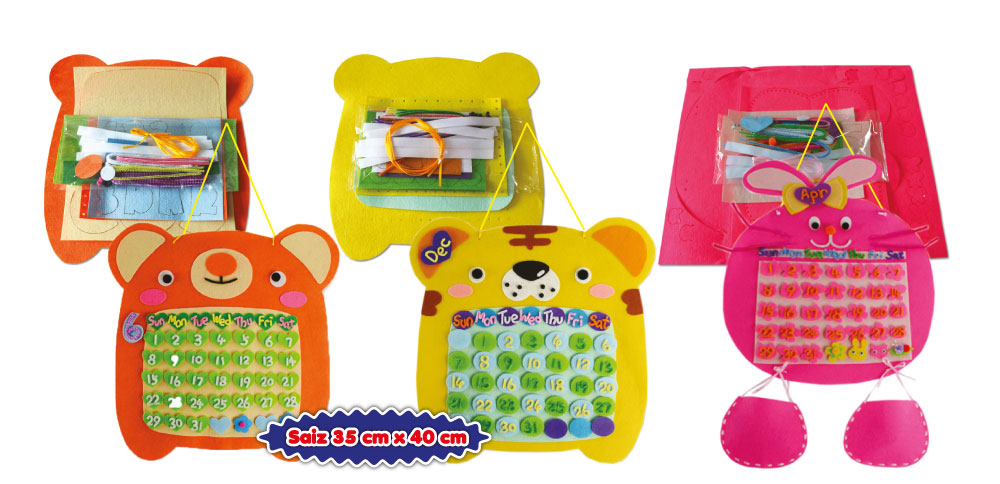 Creative Felt Wall Calendar - Image 2