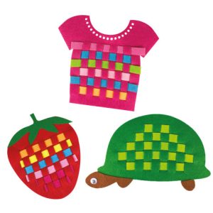 Creative Felt Weaving Crafts (Kraf Anyaman Kain)