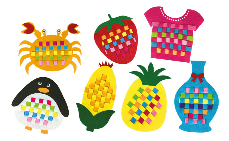 Creative Felt Weaving Crafts (Kraf Anyaman Kain) - Image 2