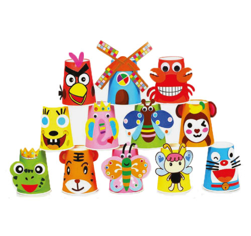 Creative Decorative Paper Cup Animals