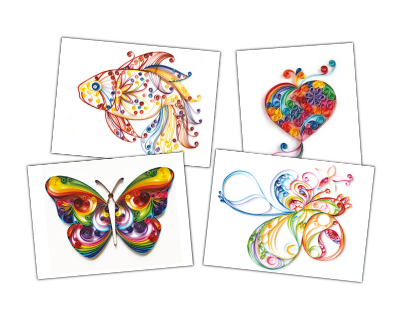 Seni Kreatif Gulungan Kertas Quill - Image 2