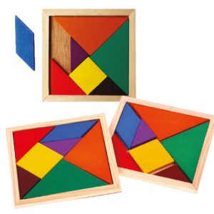 Colourful Wooden Tangram