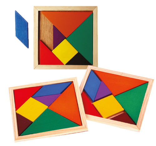 Colourful Wooden Tangram