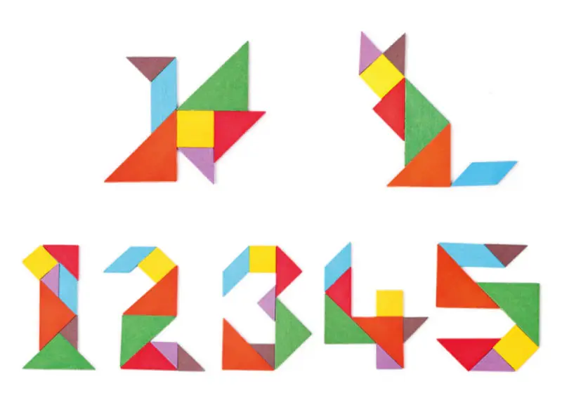 Colourful Wooden Tangram - Image 3
