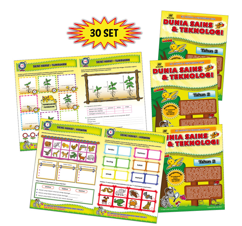 Kit Aktiviti & Pentaksiran Dunia Sains & Teknologi KSSR Tahun 2 - Image 2
